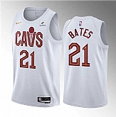 Men's Cleveland Cavaliers #21 Emoni Bates White 2023 Draft Association Edition Stitched Jersey Dzhi ,baseball caps,new era cap wholesale,wholesale hats